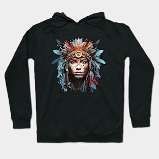 American Native Indian Nature Survivor Freedom Fighter Hoodie